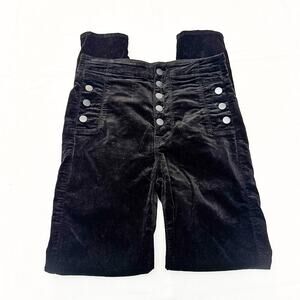 J. Brand Natasha Suede Textured Skinny Black Jeans Size 26 JB001041